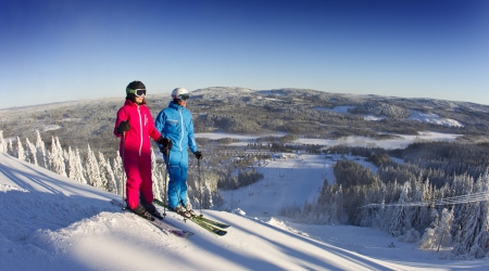 Skigebied Säfsen in Zweden